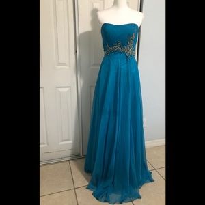 Teal Gala Dress